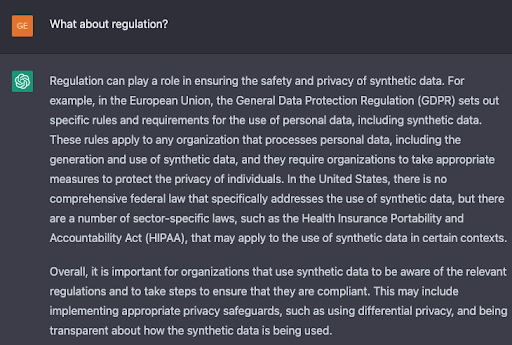 Q8: What about regulation?