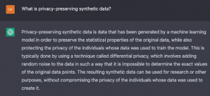Q5: What is privacy-preserving synthetic data?
